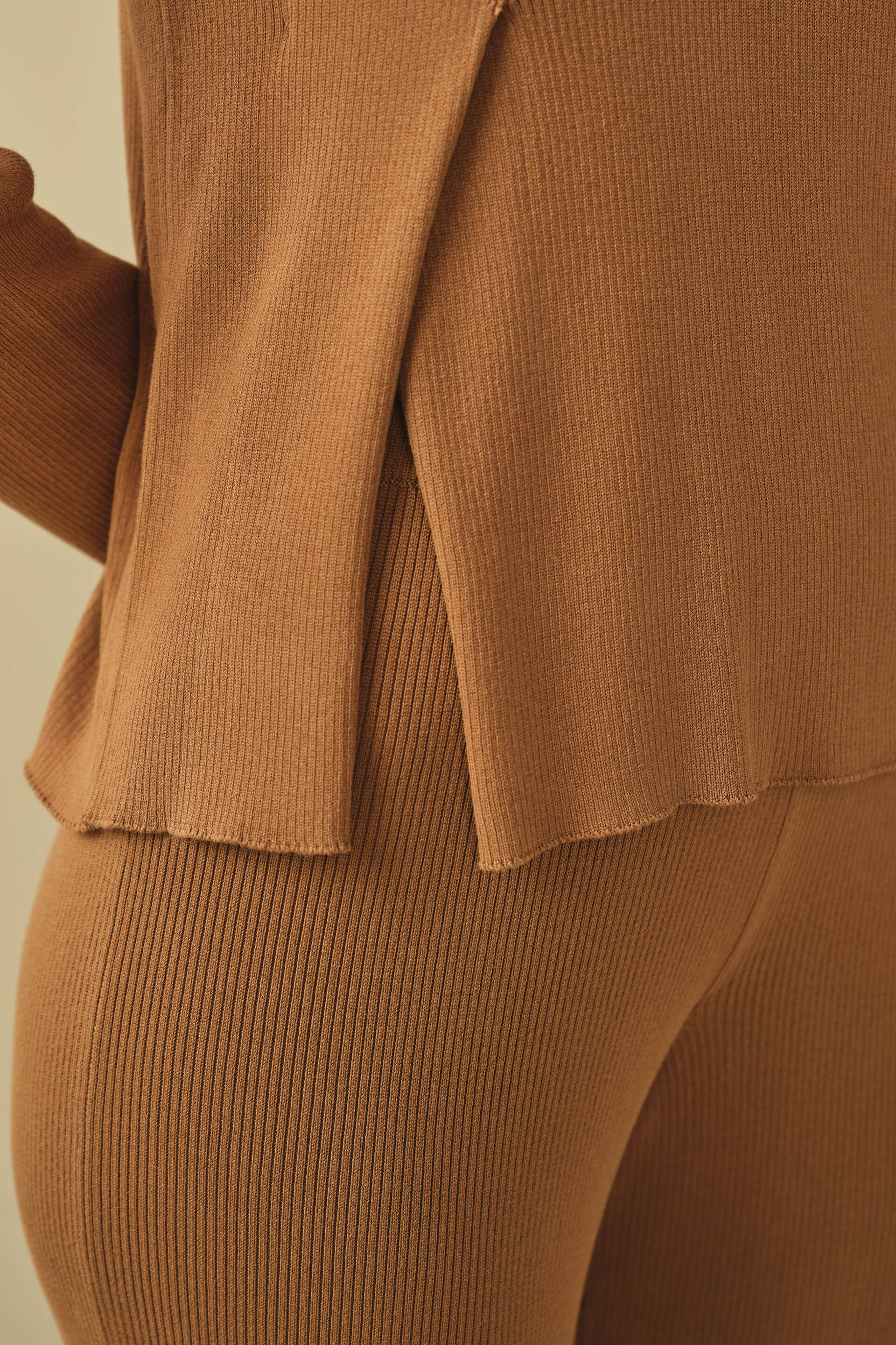 Dark Beige Drift Co-ord Set, Dark Beige, image 2